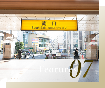 駅から徒歩2分の通いやすい立地